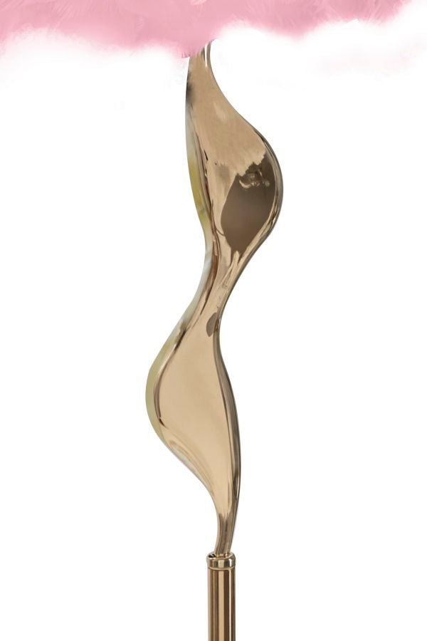 Candeeiro de Pé Slim Rosa Cm ø 50x165