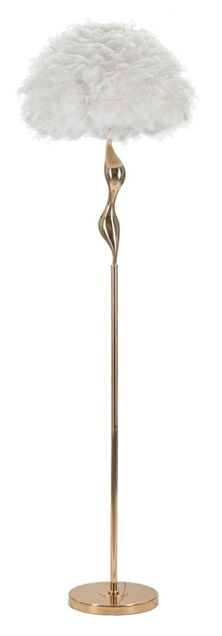 Candeeiro de Pé Slim Branco Cm ø 50x165