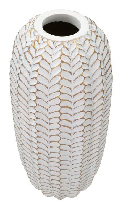 Jarra Resina Folha Cm ø 18,5x46