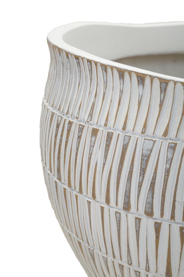 Cachepot Resina Stiky Cm ø 30,5x24,5