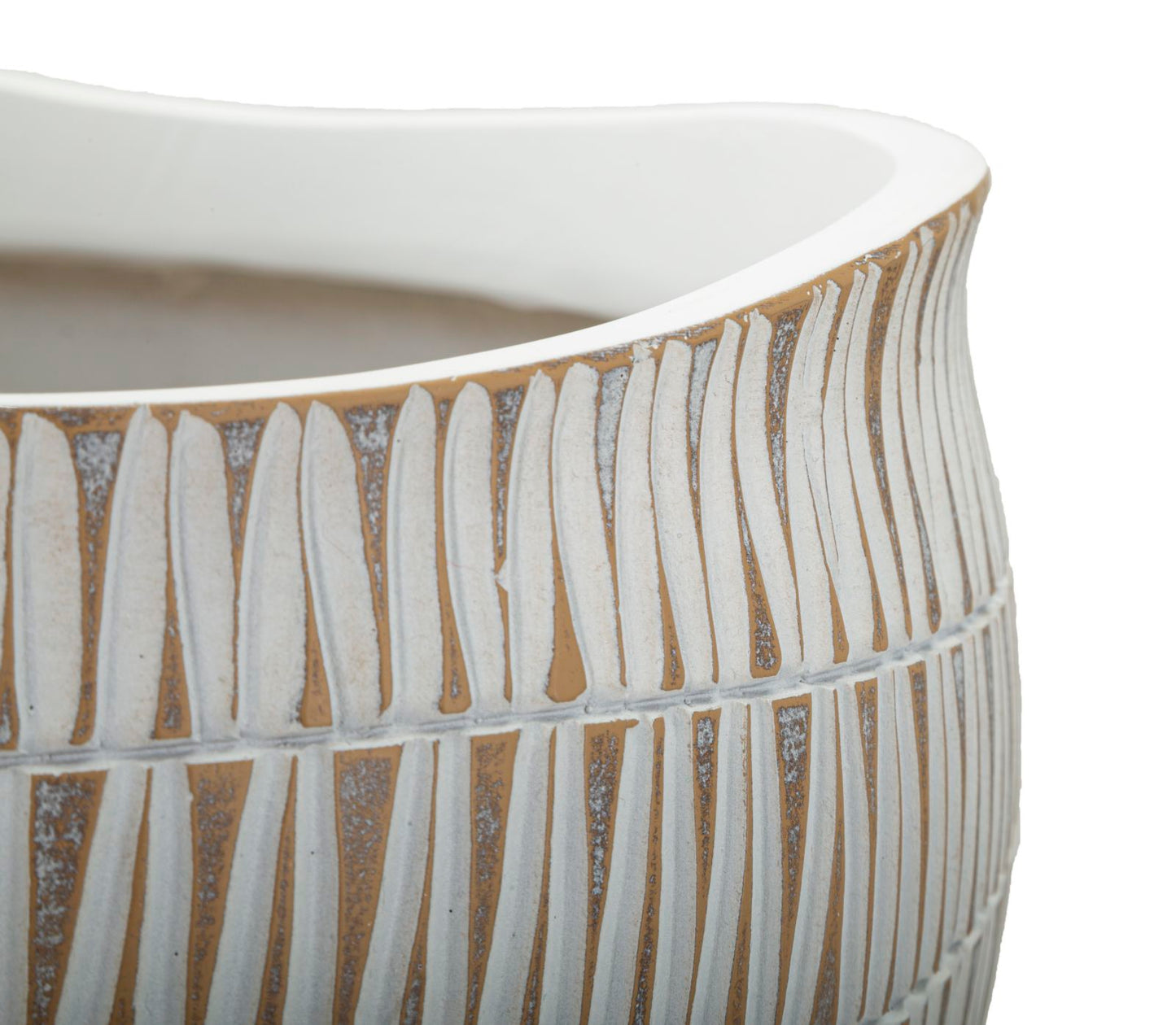 Cachepot Resina Stiky Cm ø 30,5x24,5