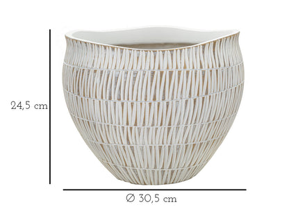 Cachepot Resina Stiky Cm ø 30,5x24,5