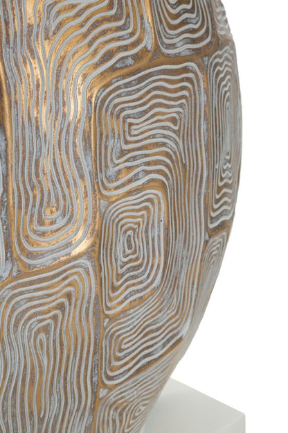 Candeeiro de Mesa Resina Eclips Cm ø 38x64