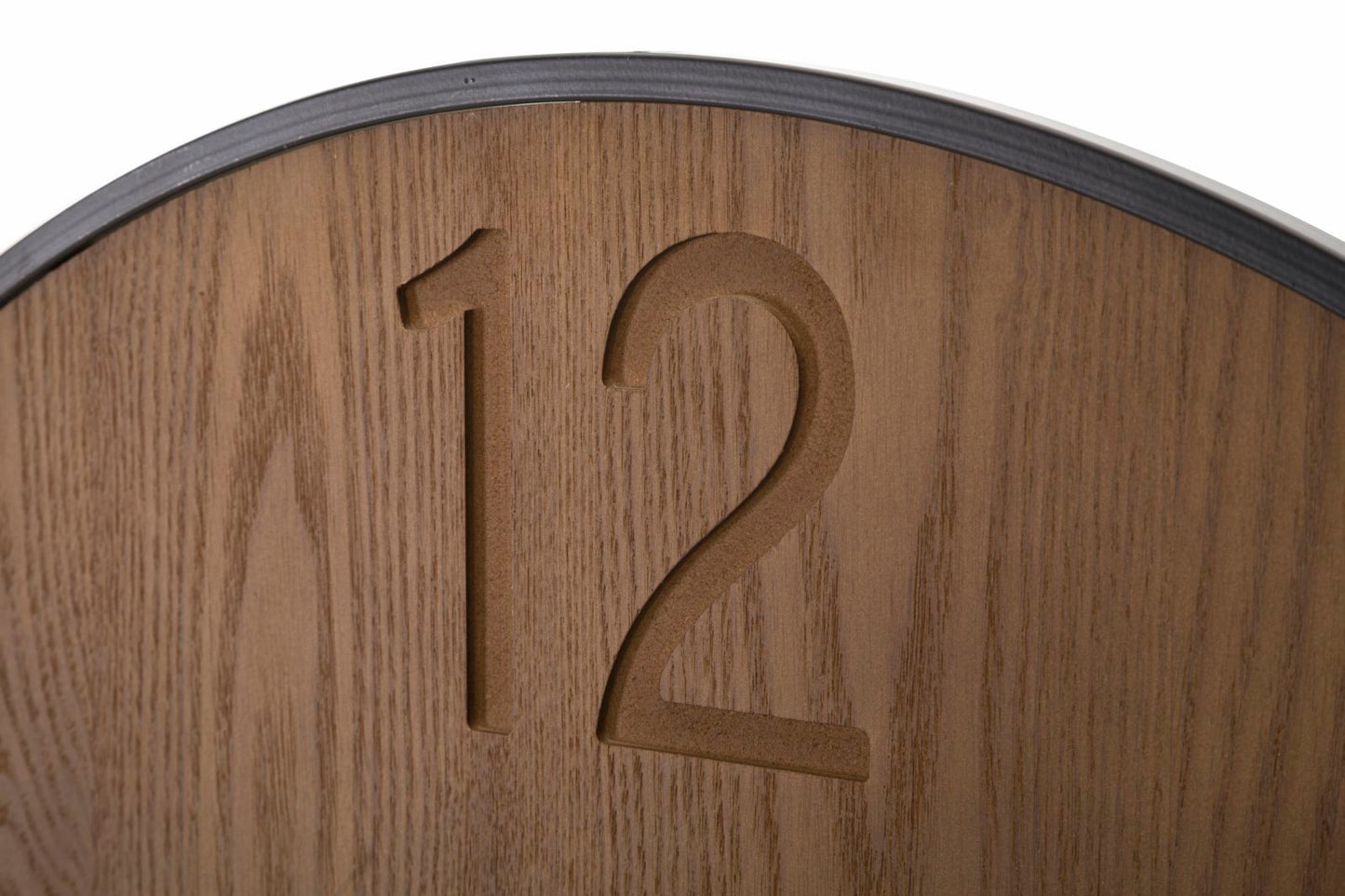 Relógio de Parede Super Wood Folha Cm ø 60x2