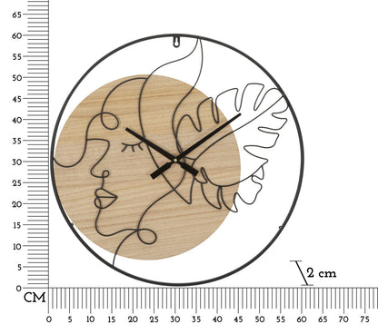Relógio de Parede Elegant -B- Cm ø 60x2