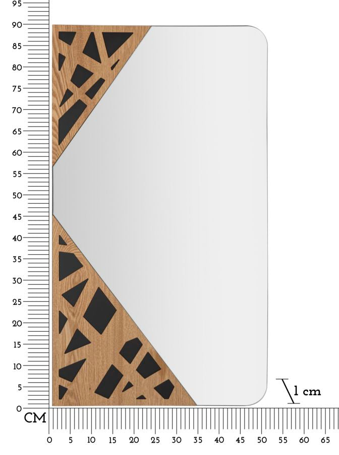 Espelho de Parede Angle Cm 50x1x90