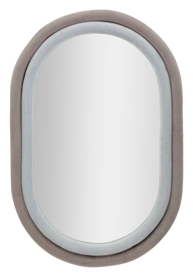 Espelho da Muto Antony Veludo Grigio Mix Cm 60x4x90