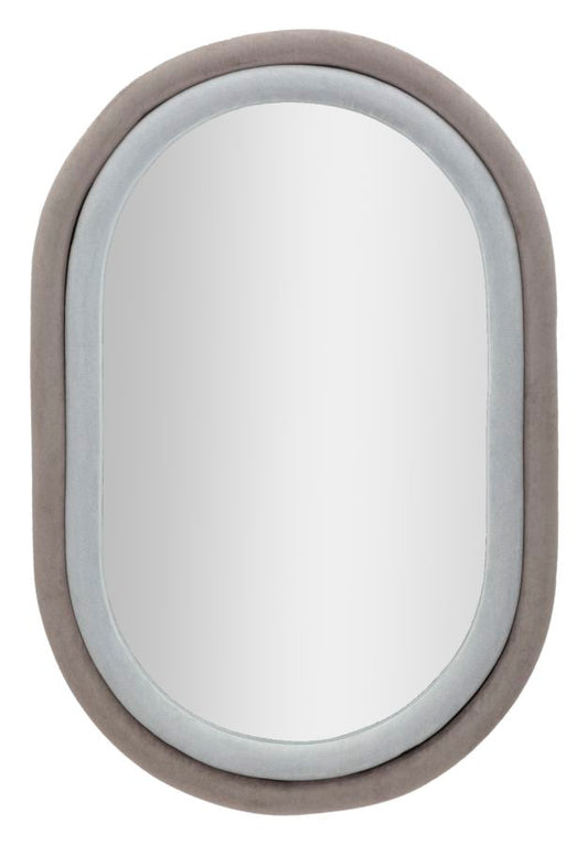 Espelho da Muto Antony Veludo Grigio Mix Cm 60x4x90