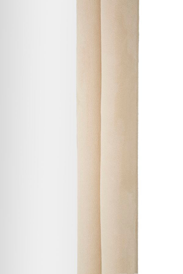 Espelho de Parede Cloe Veludo Creme Cm 60x4x160