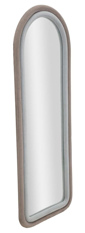 Espelho de Parede Cloe Veludo Grigio Cm 60x4x160