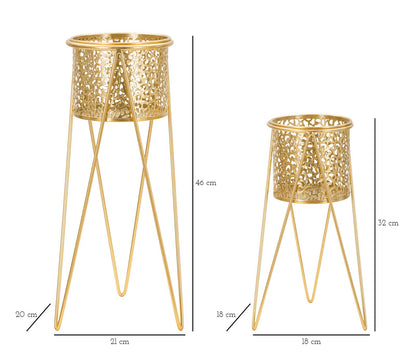 Jarra Glod Par Cm 21x20x46-18x18x32