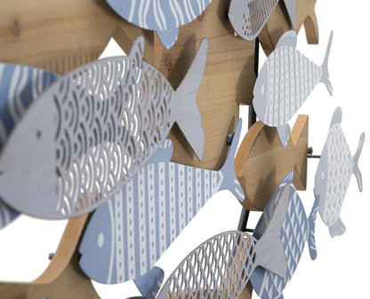 Painel de Parede Fish Sea Cm 91x3x33,5