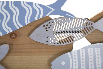 Painel de Parede Fish Sea Cm 91x3x33,5