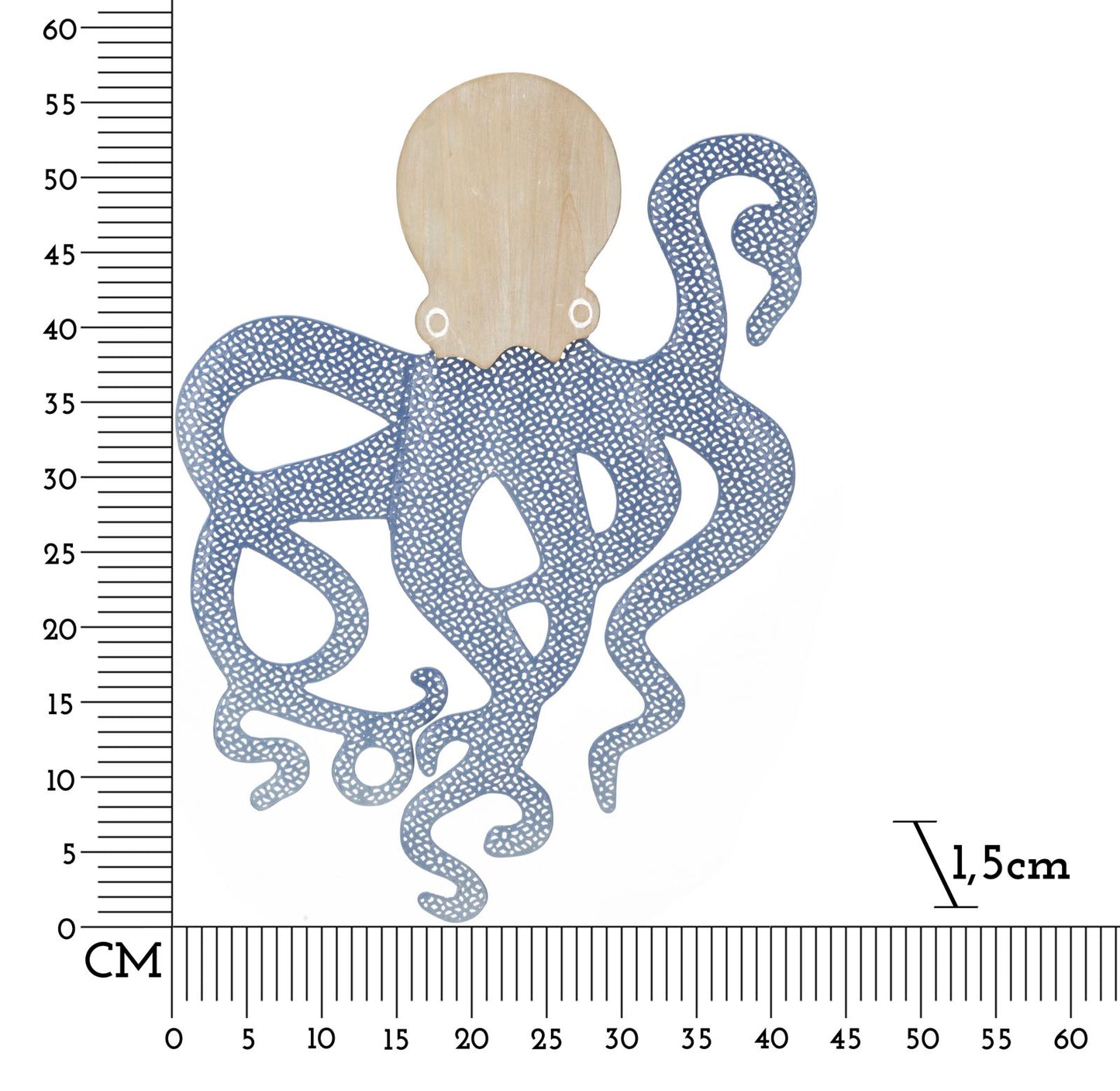 Painel de Parede Octopus Cm 41x1.5x57