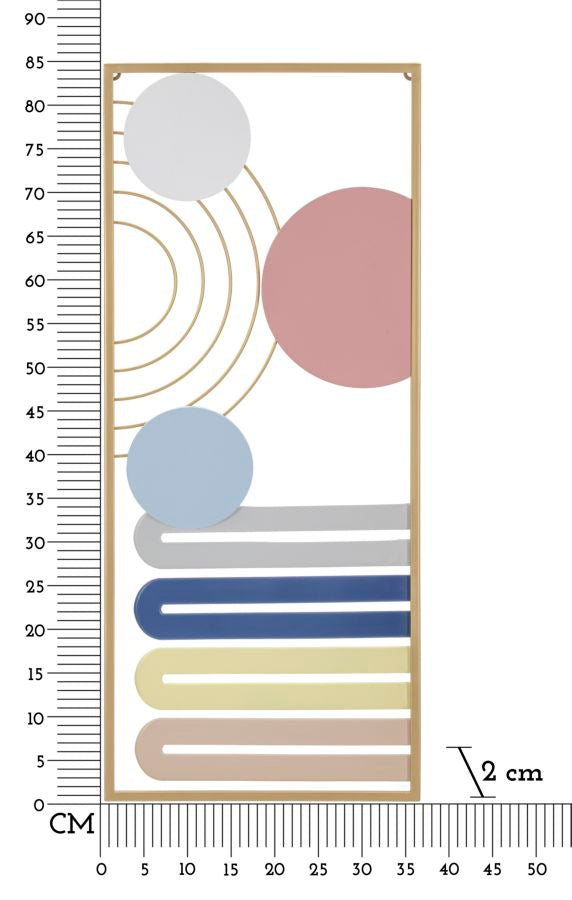 Painel de Parede Colorful -B- Cm 37,5x2x84
