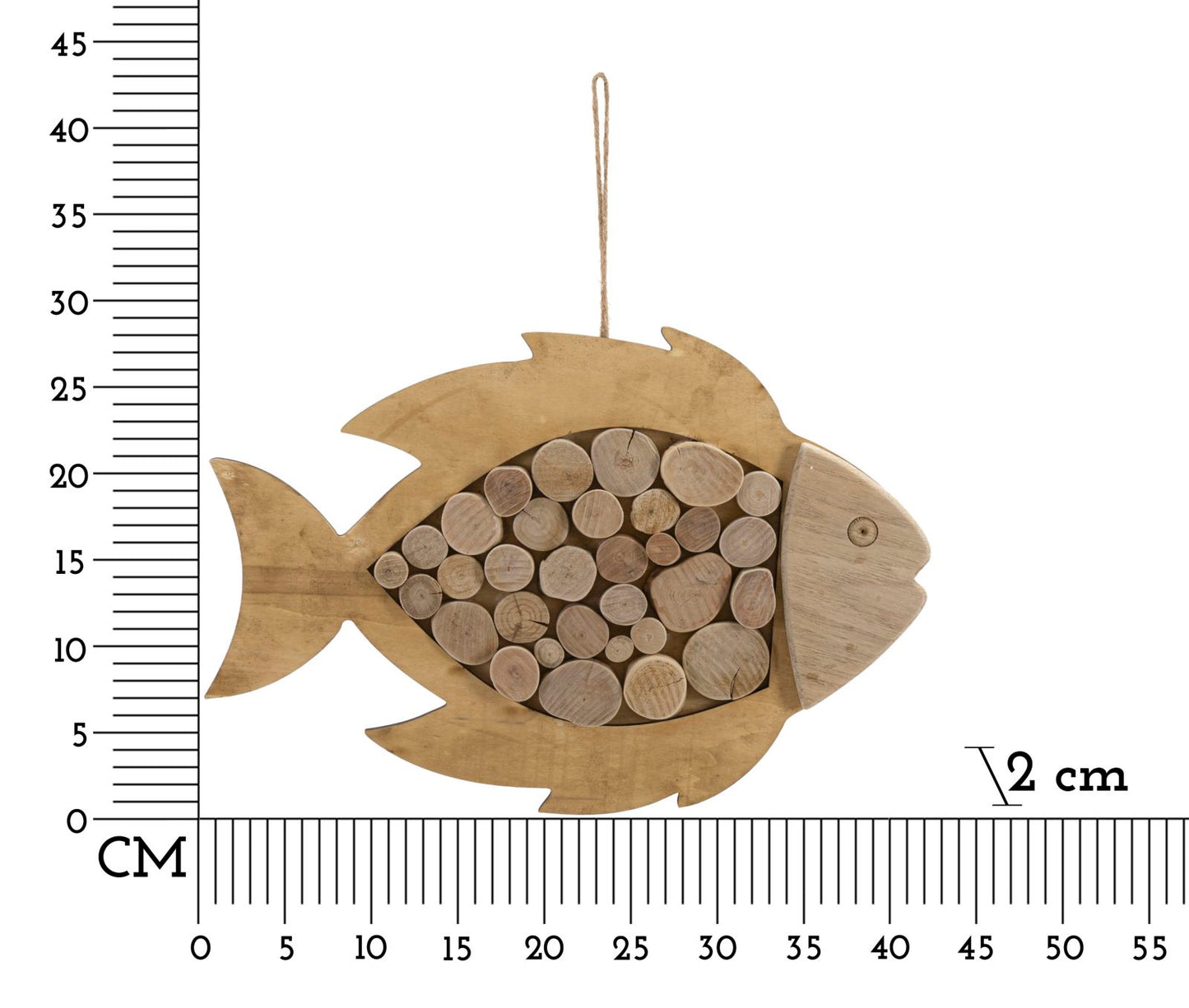 Peixe para pendurar Nature Cm 42,5x2x28,5