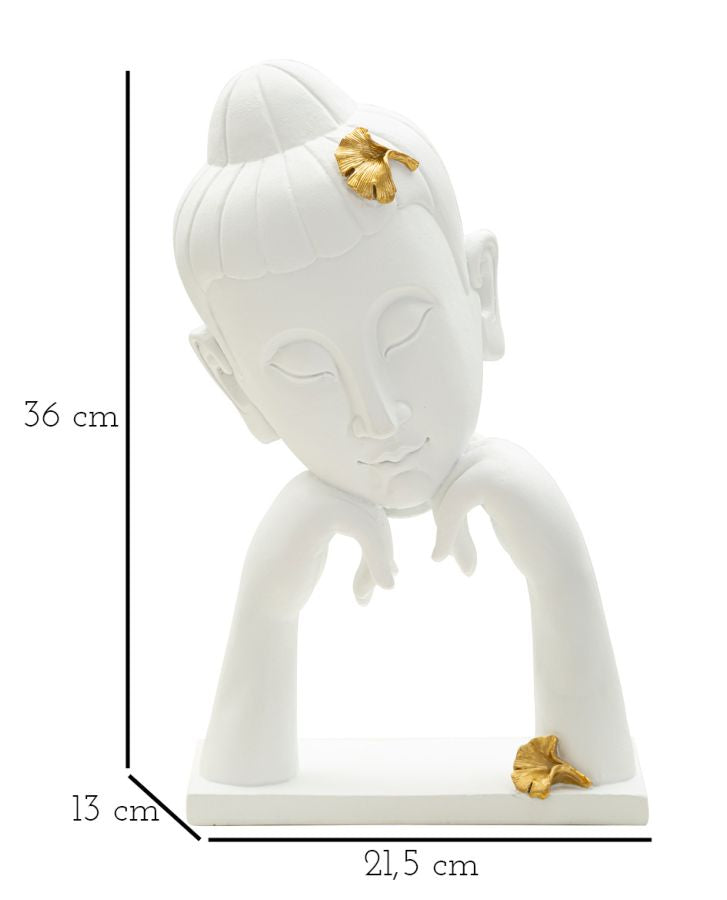 Cabeça Buda -B- Cm 21,5x13x36