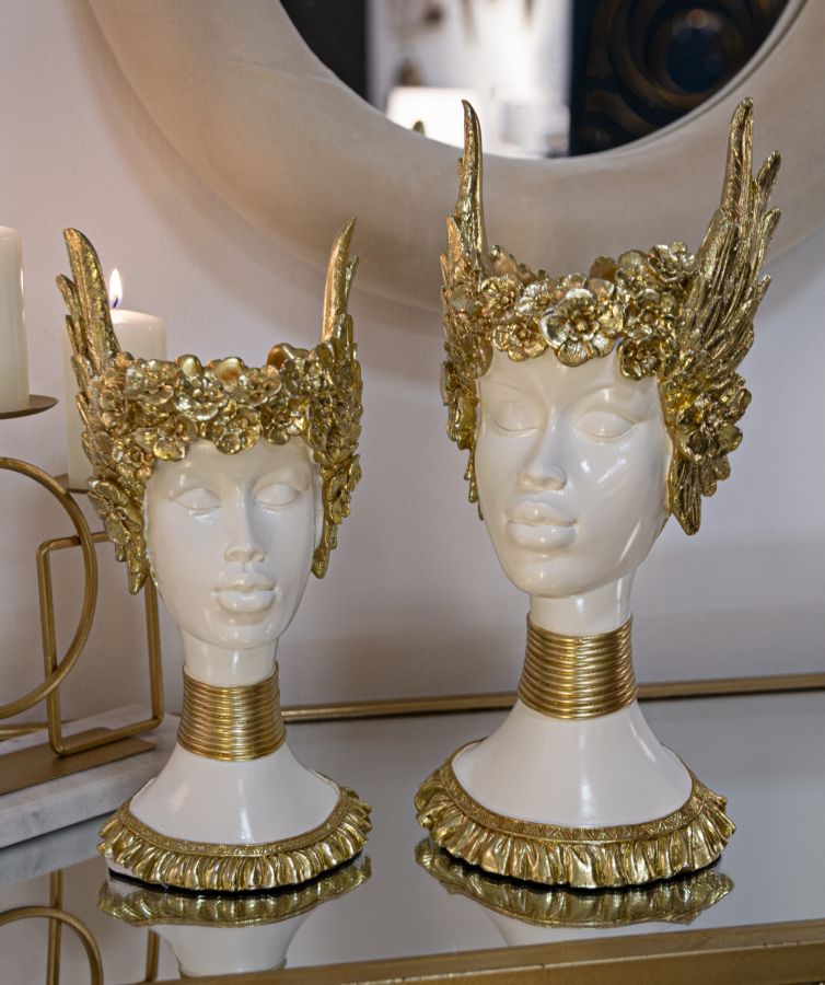 Escultura Athena Cm 17,5x17x38