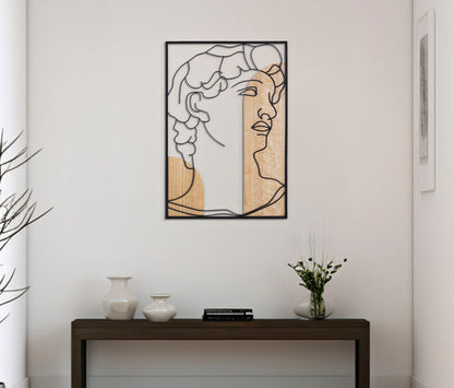 Painel de Parede David -B- Cm 55x2x80