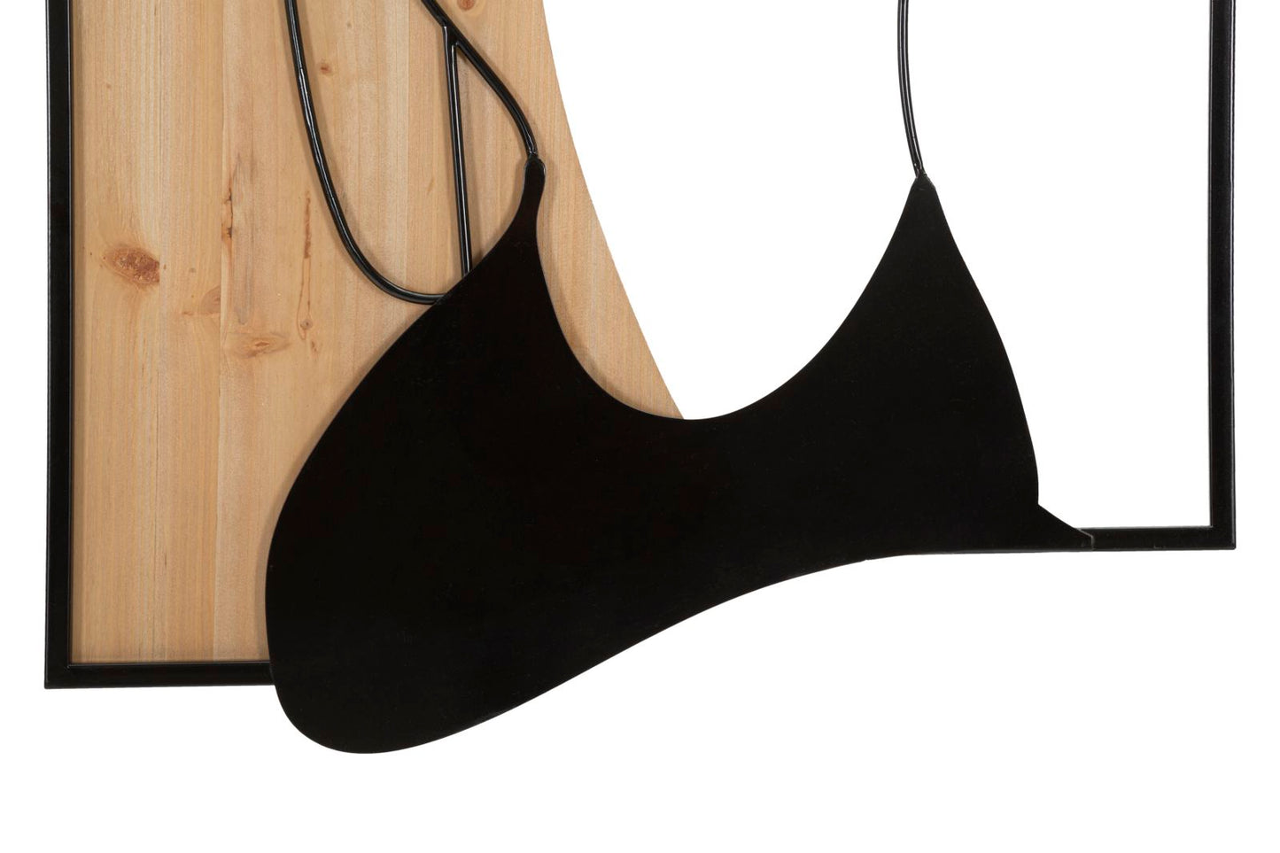 Painel de Parede Beauty Ferro E Wood 60x2x90