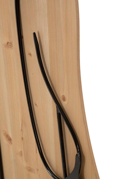 Painel de Parede Beauty Ferro E Wood 60x2x90