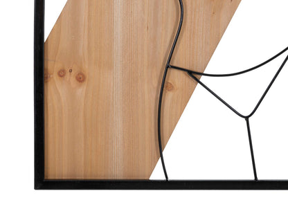Painel de Parede StriPorta -A- Ferro E Wood Cm 50x2x90