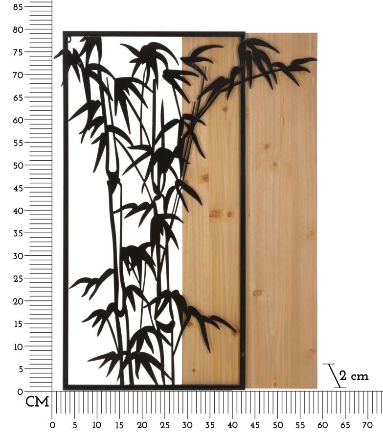 Painel de Parede Bamboo Cm 58x2x80