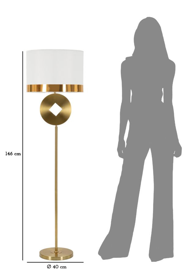 Candeeiro de Pé Coin Cm ø 40x151