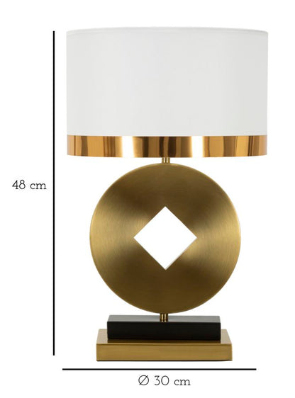 Candeeiro de Mesa Coin ø 30x53