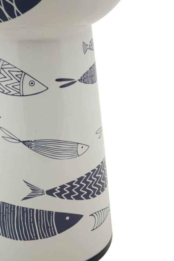 Jarra Cerâmica Fish Tall Cm ø 14x38,5