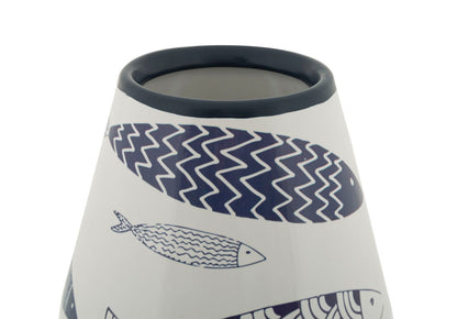 Jarra Cerâmica Fish Double Cm ø 14x34