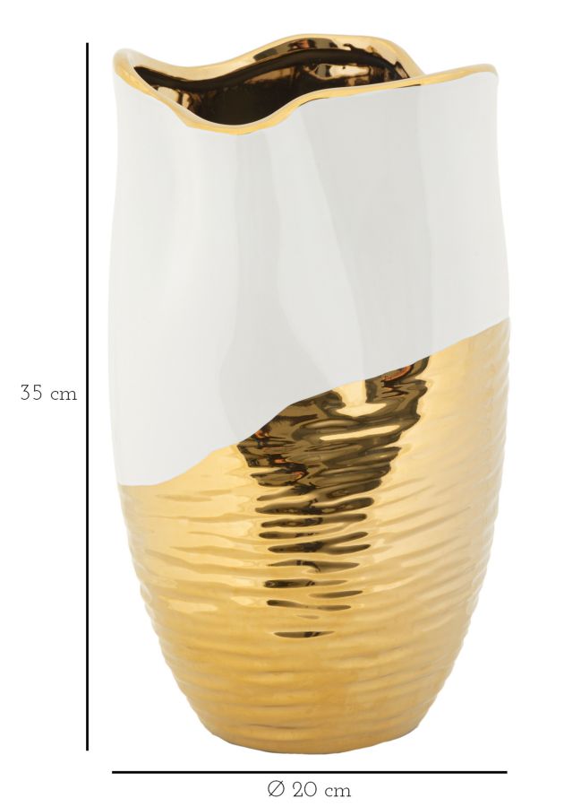 Jarra Cerâmica Lux Cm ø 20x35