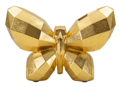 Jarra Borboleta Dourado Cm 22,5x8x15
