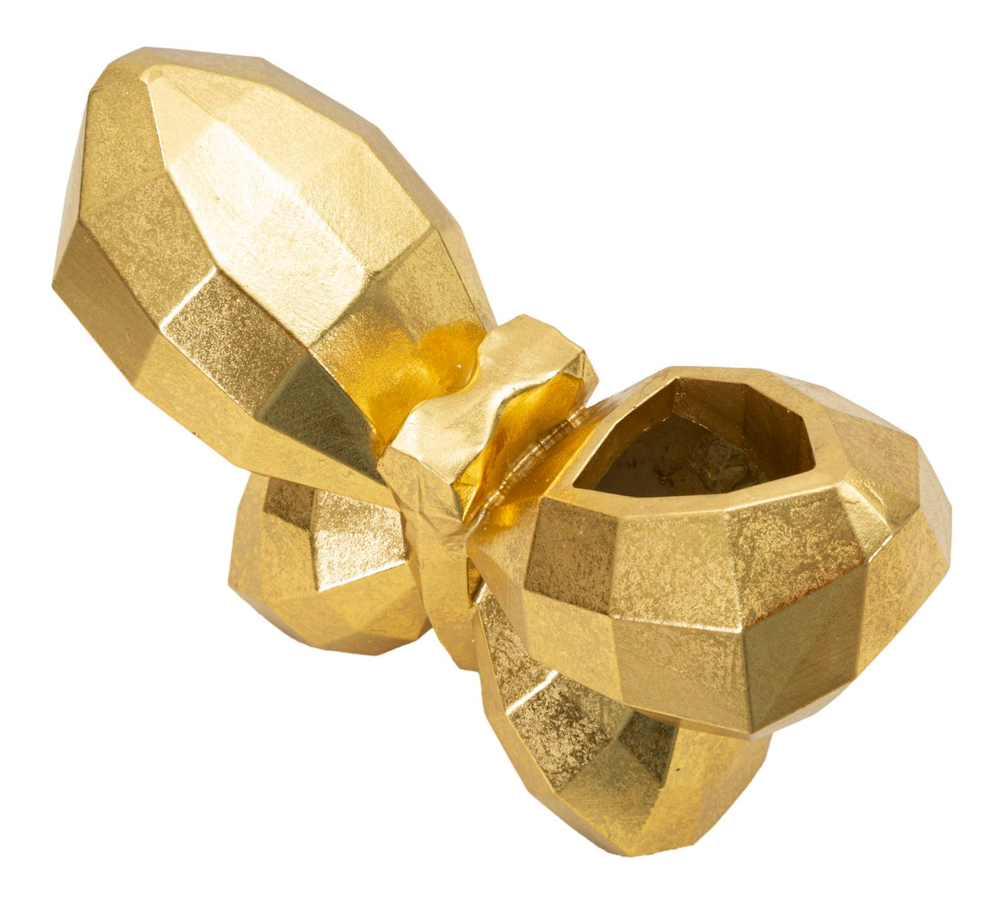 Jarra Borboleta Dourado Cm 22,5x8x15