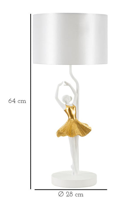 Candeeiro de Mesa Ballerina Cm ø 28x64
