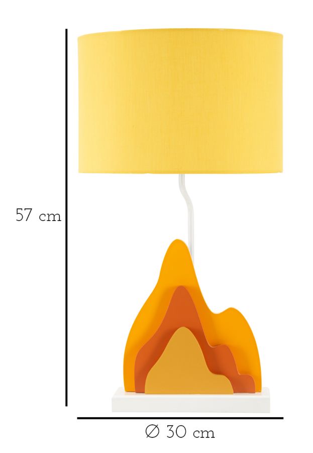 Candeeiro de Mesa Color -A- Cm 30x57