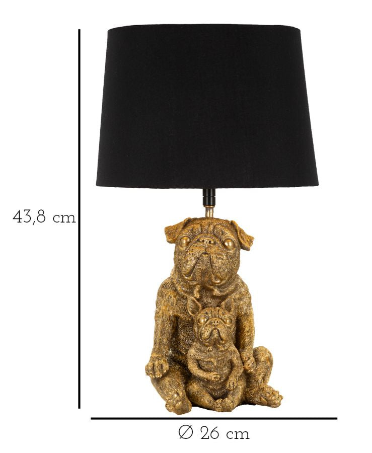 Candeeiro de Mesa Dog Cm ø 26x43,8