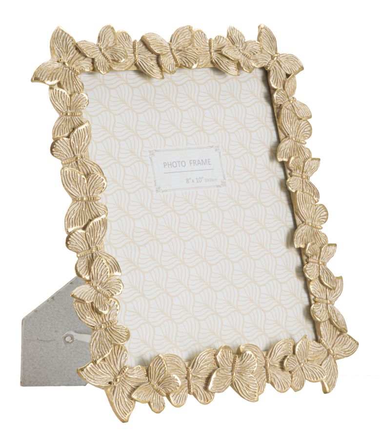 Moldura Borboletas Glod Cm 27,5x2,6x32,5 (medida Interna Cm 20x25)