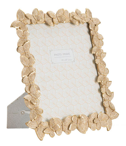Moldura Borboletas Glod Cm 27,5x2,6x32,5 (medida Interna Cm 20x25)