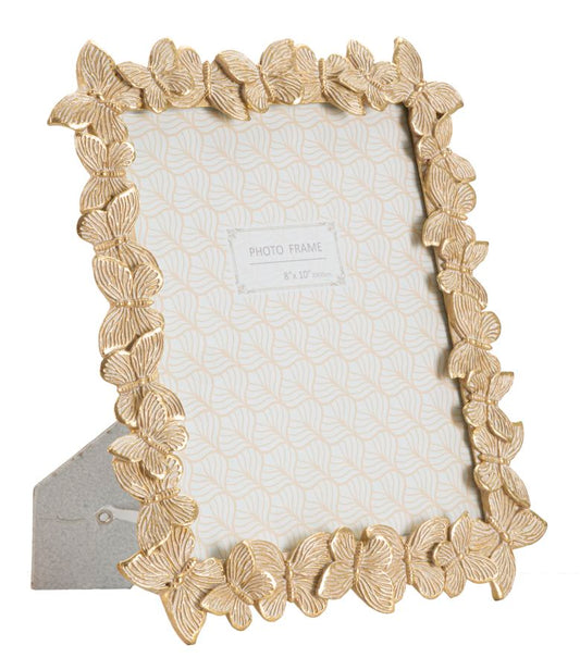 Moldura Borboletas Glod Cm 27,5x2,6x32,5 (medida Interna Cm 20x25)