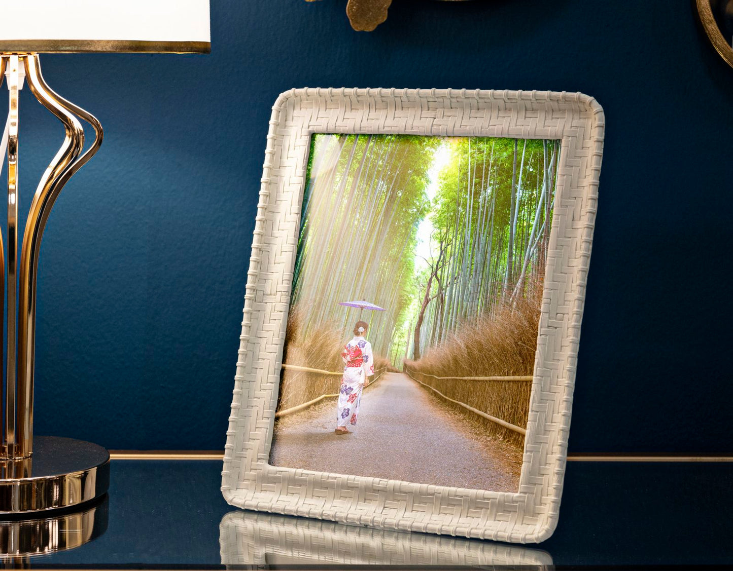 Moldura Bamboo Style Cm 26x2x31 (medida Interna Cm 20x25)