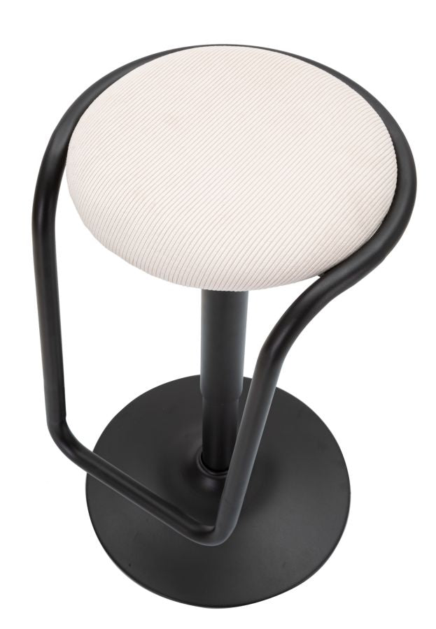Banco Bar Destiny Branco Cm ø 41x61-83