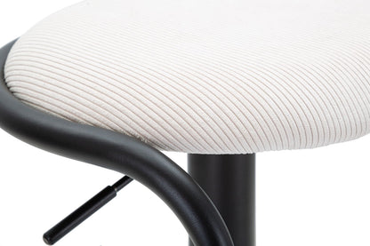 Banco Bar Destiny Branco Cm ø 41x61-83