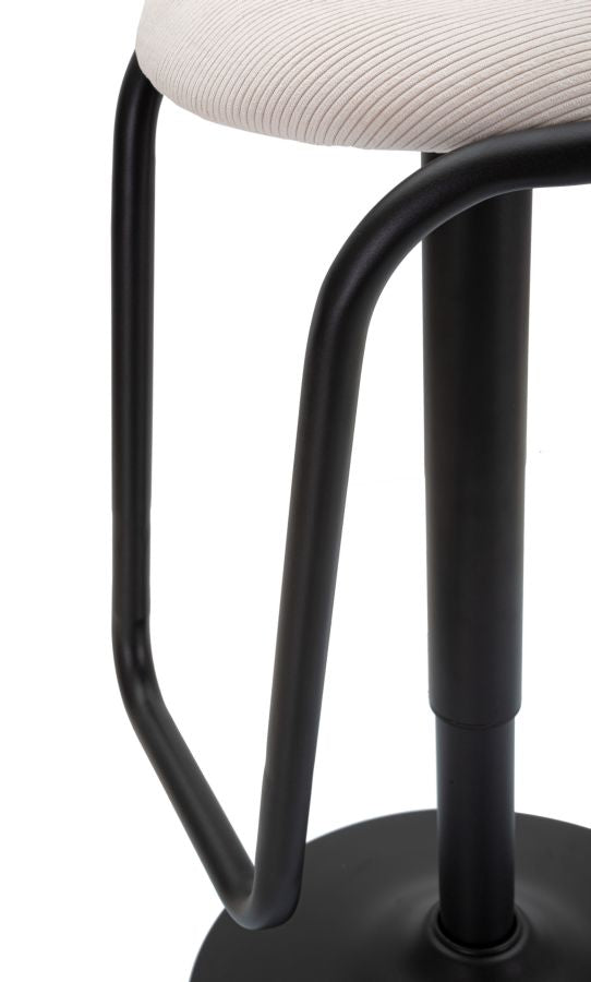 Banco Bar Destiny Branco Cm ø 41x61-83