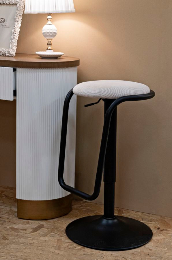 Banco Bar Destiny Branco Cm ø 41x61-83