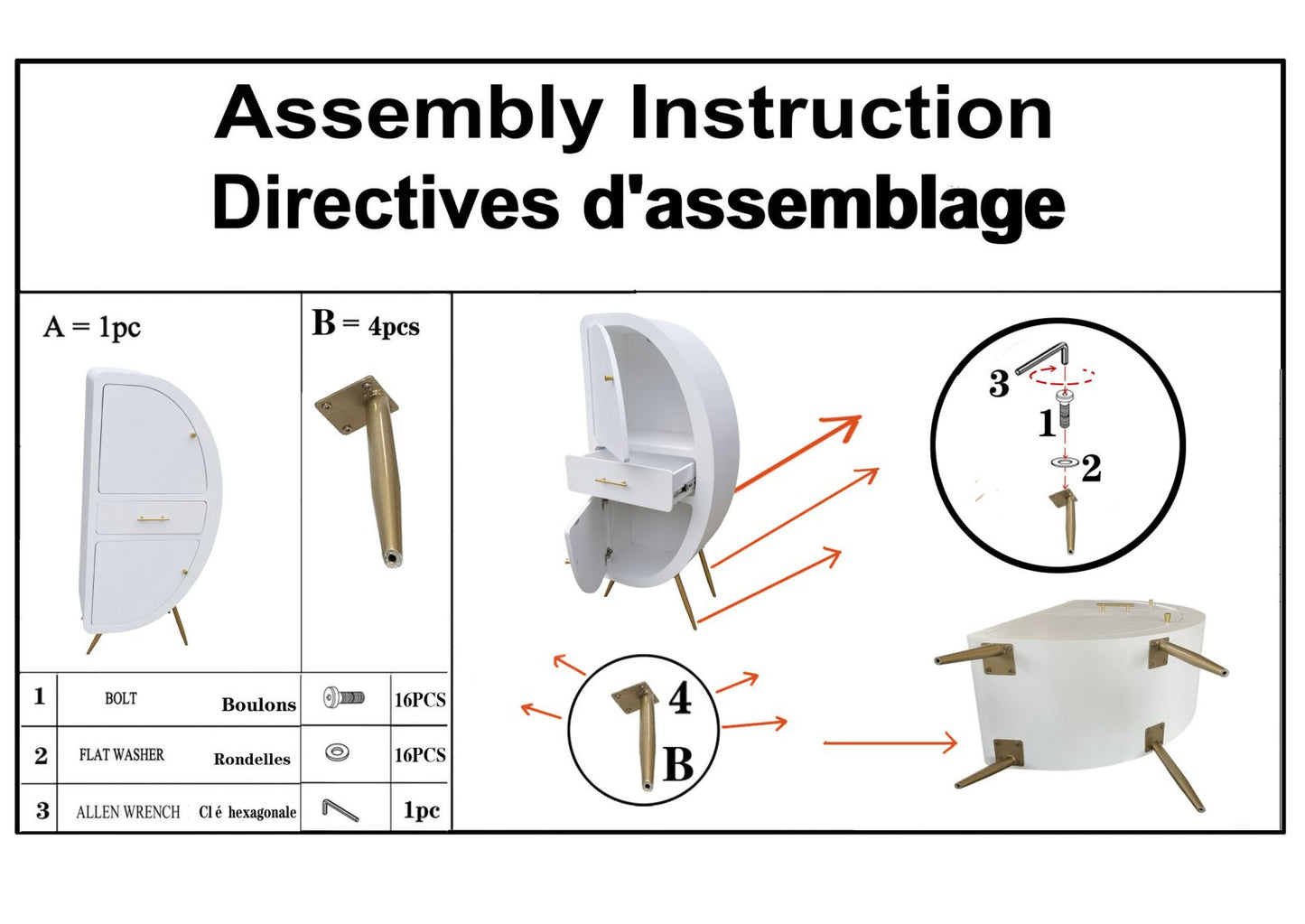 Armário 2 Ante Venus Cm 60x32x133
