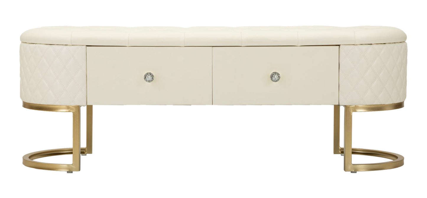 Banco com Gavetas Sharon Cm 120x40x43