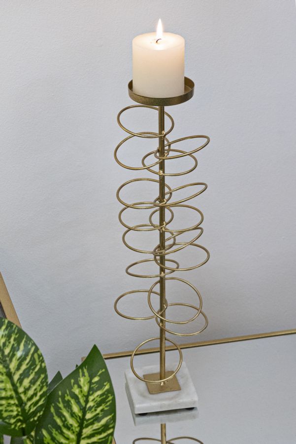 Porta velas Rings Cm 14x13x50,5