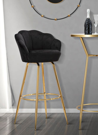 Banco Bar Vienna Preto Cm 55x53x110