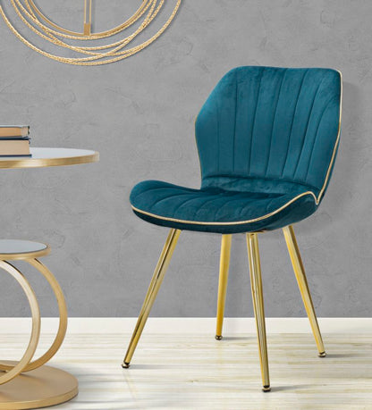 Cadeira Paris Space Ottanio  Dourado Conjunto 2 Un. Cm 46x58x77